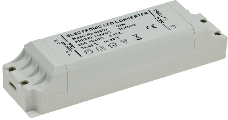 LED-Trafo "CT-50-V2", 1-50W 230V~ auf 12V=, eckig
