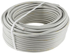 Stromleitung "NYM-J", 50m, isoliert 3G1,5, grau, Außen-Ø 8,2mm, Ring