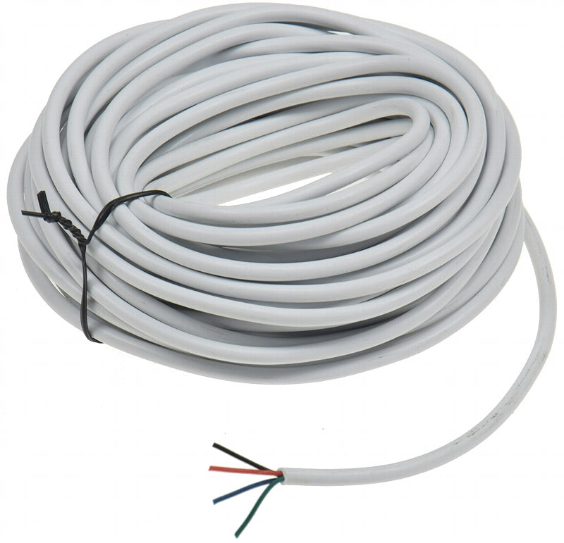 Kabel für RGB LED-Stripes, 3,5mm 10m, 4 adrig-rot-grün-blau-schwarz, rund