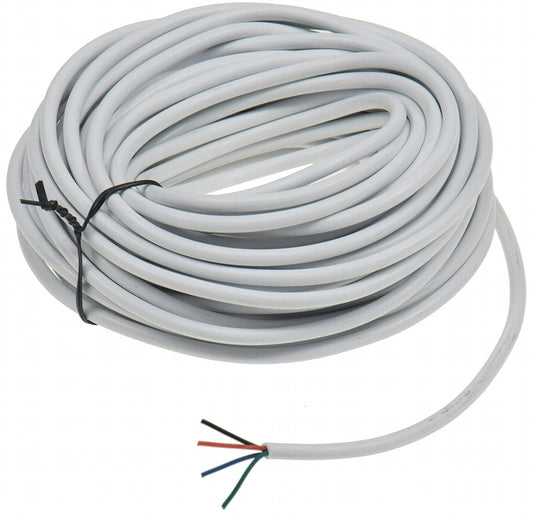 Kabel für RGB LED-Stripes, 3,5mm 10m, 4 adrig-rot-grün-blau-schwarz, rund