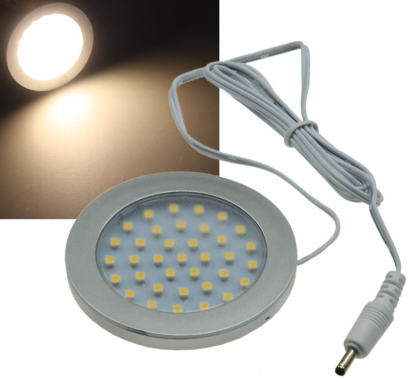 LED-Aufbauleuchte "ABL-R90" warmweiß 3 Watt, 12V=DC , 3200K, 270 Lumen