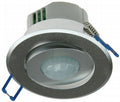Decken-Einbau-Bewegungsmelder 360° Alu LED geeignet, 6m, schwenkbar, silber