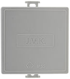 Feuchtraum-Kabelabzweigkasten, 10er Pack 75x75x40mm, IP54, 7-fach, grau