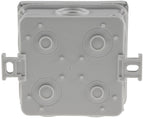 Feuchtraum-Kabelabzweigkasten, 10er Pack 75x75x40mm, IP54, 7-fach, grau