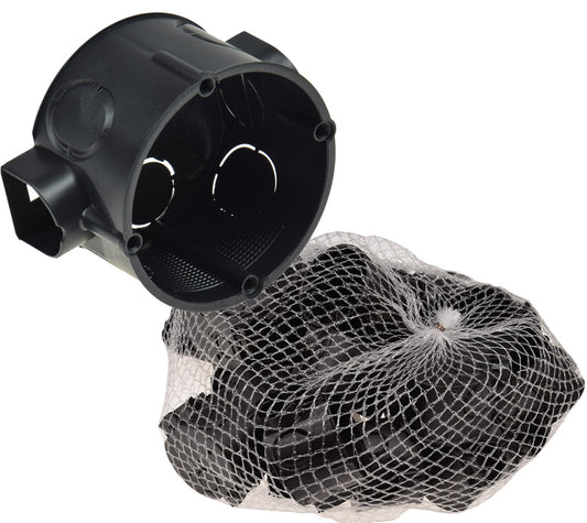 UP-Schalterdose Ø 60x41mm, 25er Pack schwarz