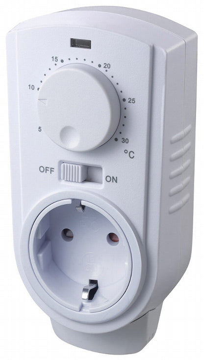 Steckdosen-Thermostat "ST-35 ana" max. 3500W, 5-30°C, AUS/AUTO, 230V