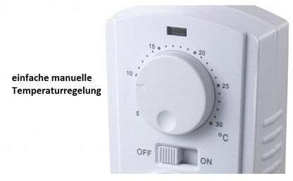 Steckdosen-Thermostat "ST-35 ana" max. 3500W, 5-30°C, AUS/AUTO, 230V