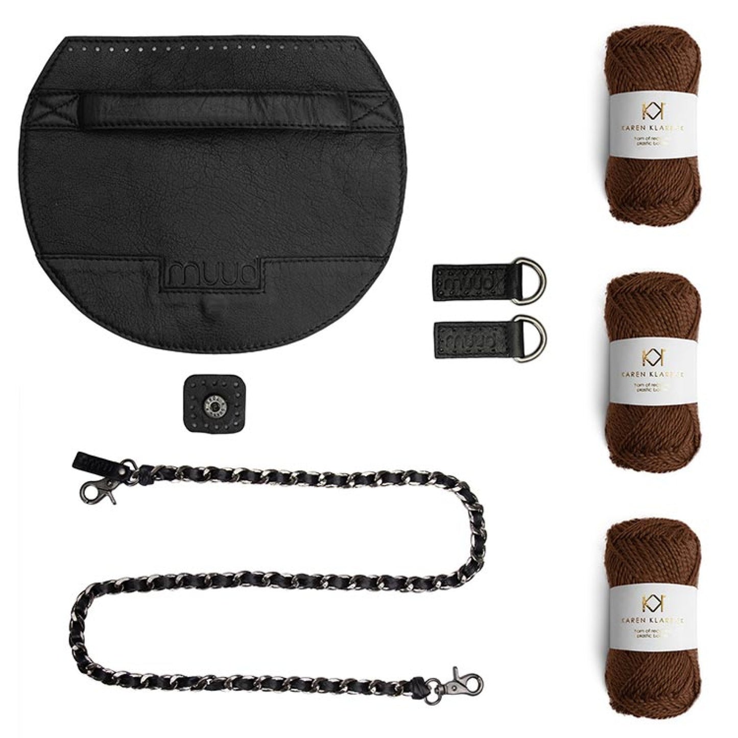 muud Orcus Bag Black Dark Grey