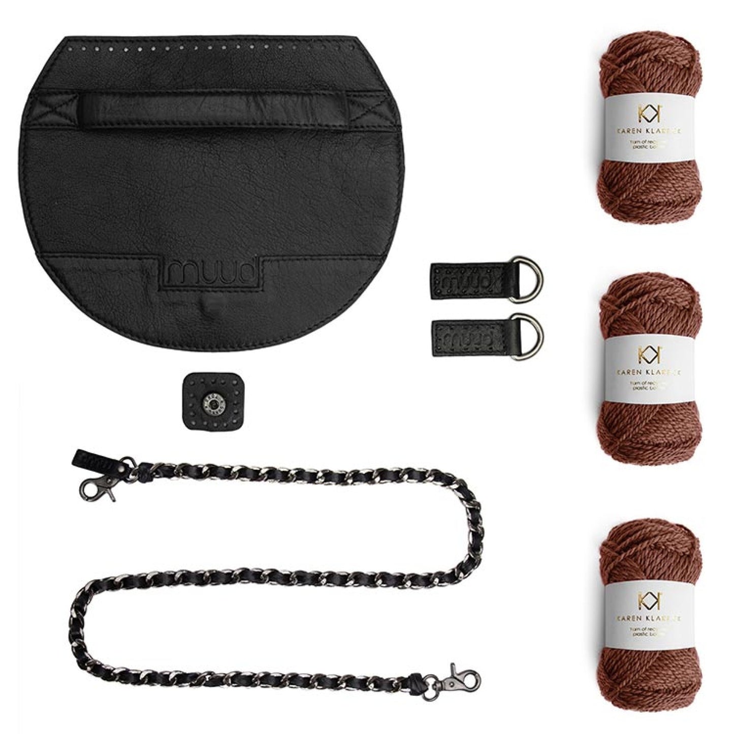 muud Orcus Bag Black Dark Old Rose