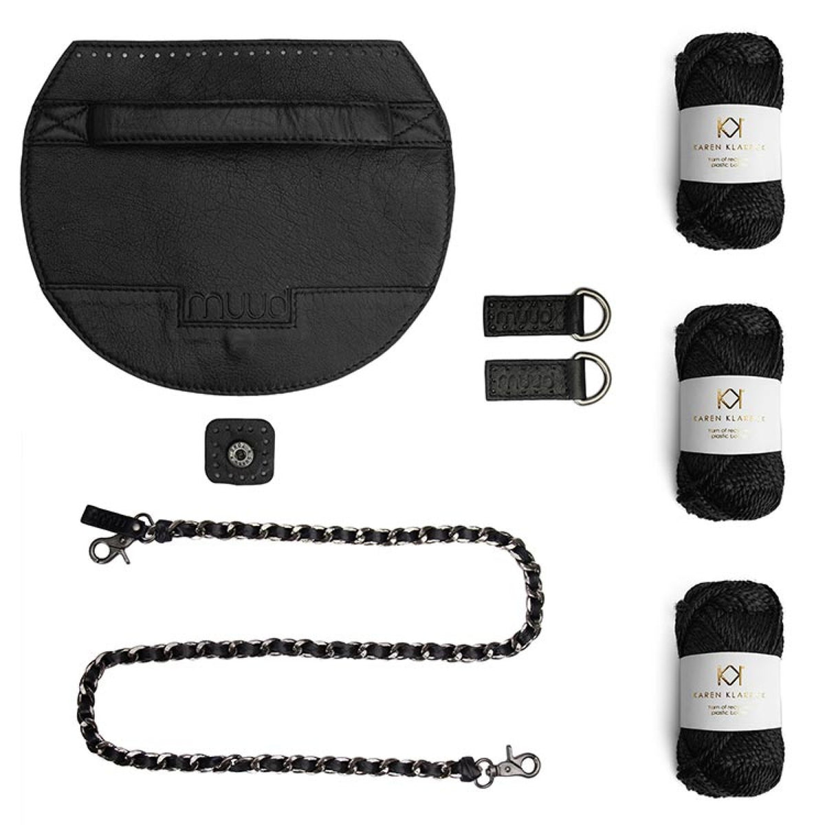 muud Orcus Bag Black Night Shadows