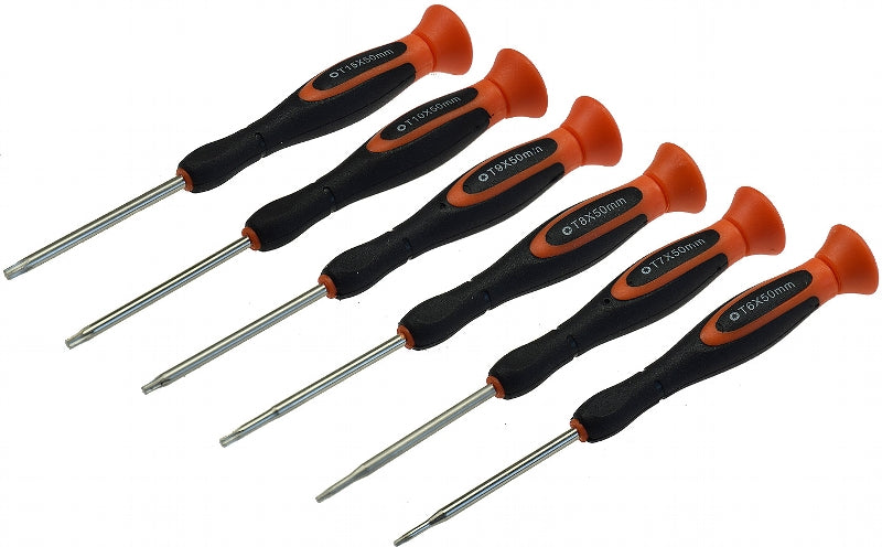 Feinmechaniker-Schraubendrehersatz 6x Torx-Schraubendreher