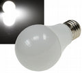 LED Glühlampe E27 "G40 AGL" weiß 6000k, 340lm, 230V/5W, 270°