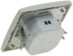 Unterputz PIR-Bewegungsmelder 160° LED geeignet, 2-Draht Technik, weiß