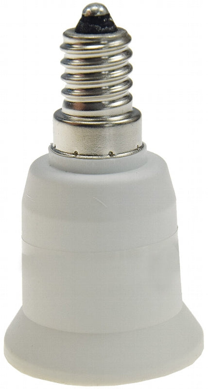 Lampensockel-Adapter, Kunststoff E14 auf E27