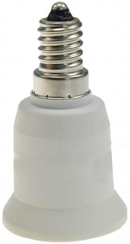 Lampensockel-Adapter, Kunststoff E14 auf E27