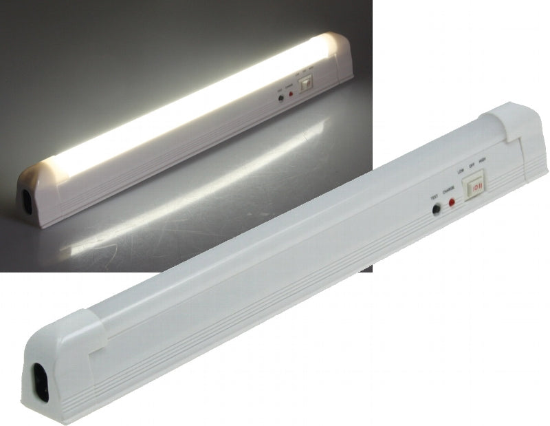 LED Notleuchte "CTNL-30 SMD-UB" Lithium Akku 3,7V/1200mAh, 2W, 30x2x3cm