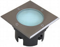 Bodenleuchte "BEL GX53 Q", 4eckig 12x12x7cm, IP65, GX53 Fassung