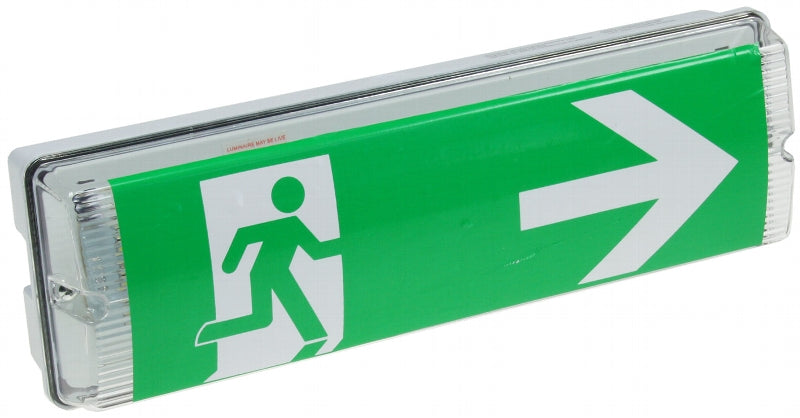 LED Fluchtwegleuchte "NL-W1" 30 LEDs Erkennungsw. 25m,Wandmontage, IP65