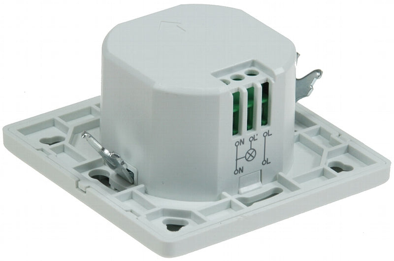 Unterputz HF-Bewegungsmelder 160° LED geeignet, 3-Draht Technik, weiß