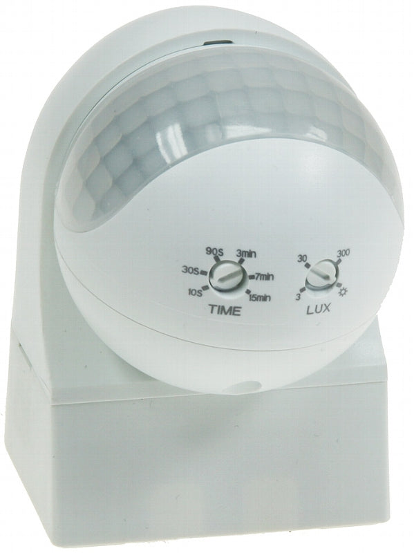 Aufputz Bewegungsmelder "CBM-Slim" 180° LED geeignet, IP44, 1-800W, weiß