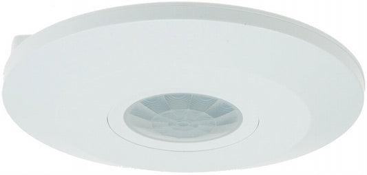 Decken-Bewegungsmelder "CBM-Flat" 360° LED geeignet, 6m Detektion, 2000W, weiß