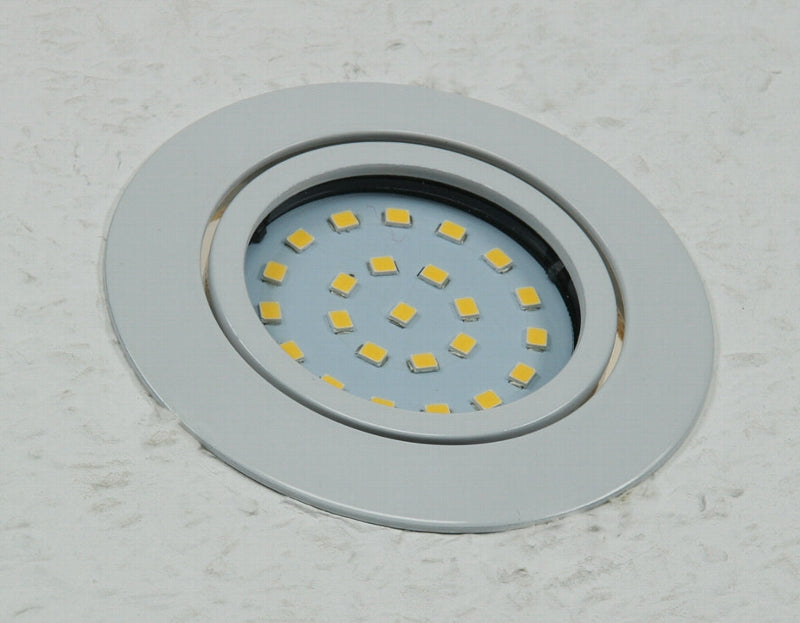 LED-Einbauleuchte "Flat-26" warmweiß 80x26mm, 4W, 330lm, weißes Gehäuse