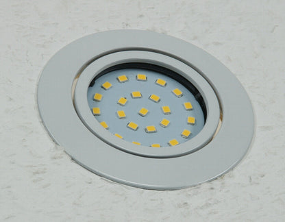 LED-Einbauleuchte "Flat-26" neutralweiß 80x26mm, 4W, 350lm, weißes Gehäuse