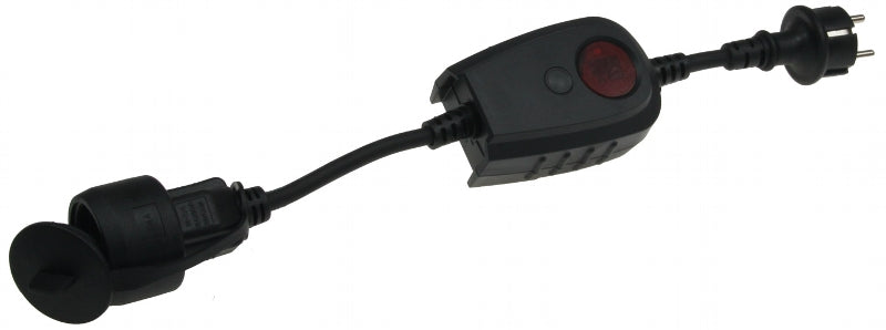 Zwischenstecker mit Dämmerungsschalter und Zeitvorwahl (1- 9 Std.) über Display