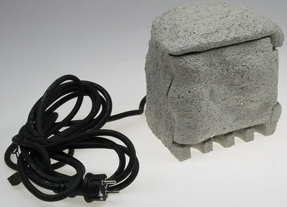 Gartensteckdose "Stone", 4-fach 250V/16A, IP44, inkl. 5m Kabel