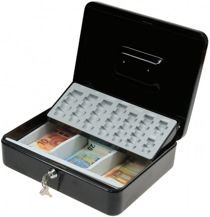 Geldkassette "Big Money" HxBxH 9x30x24cm, Euro-Münzfächer