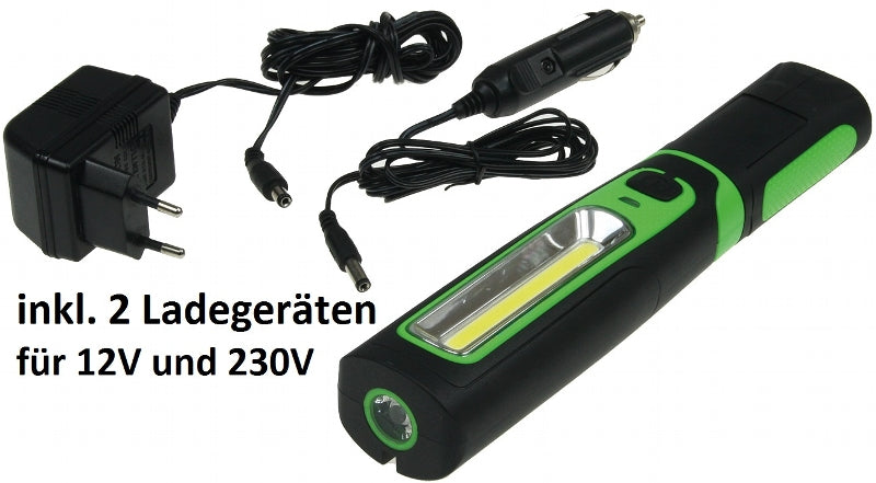 LED Stableuchte mit Akku "FlexiLED 300" LiIon Akku, Magnethalter, 3W, 270lm,IP44