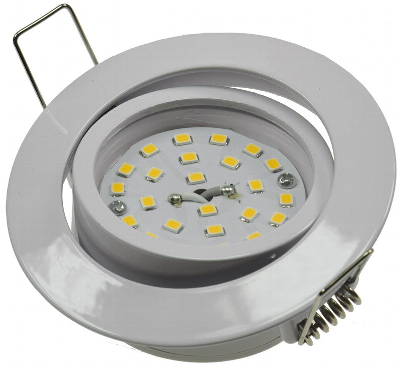 LED-Einbauleuchte "Flat-32dim" warmweiß 80x32mm, 5W, 420lm, weißes Gehäuse