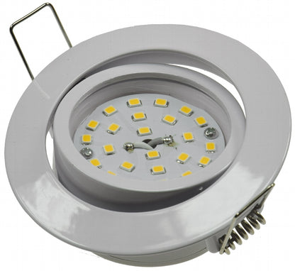 LED-Einbauleuchte "Flat-32dim" warmweiß 80x32mm, 5W, 420lm, weißes Gehäuse