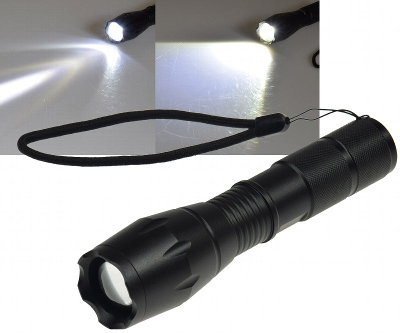 LED-Taschenlampe "CTL10 Zoom" 10W ØxL 136x37mm, Zoomfunktion, 350 Lumen