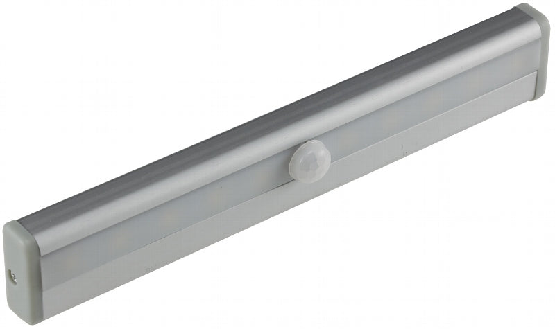 LED Unterbauleuchte "LUB-ALU10" 80Lm 4x AAA / Micro, 10 Leds, Licht: weiß