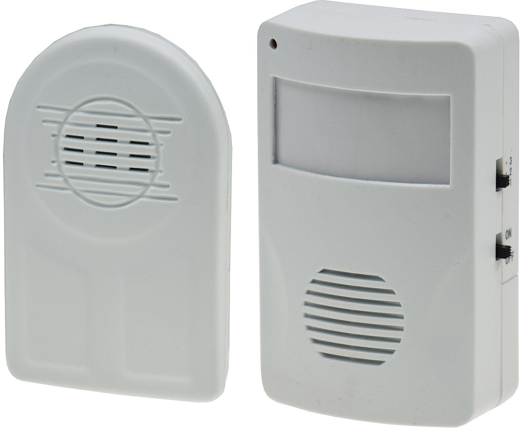 Durchgangsmelder "CTDM-30" bis zu 30m RW 433MHz, PIR Melder + Funkklingel