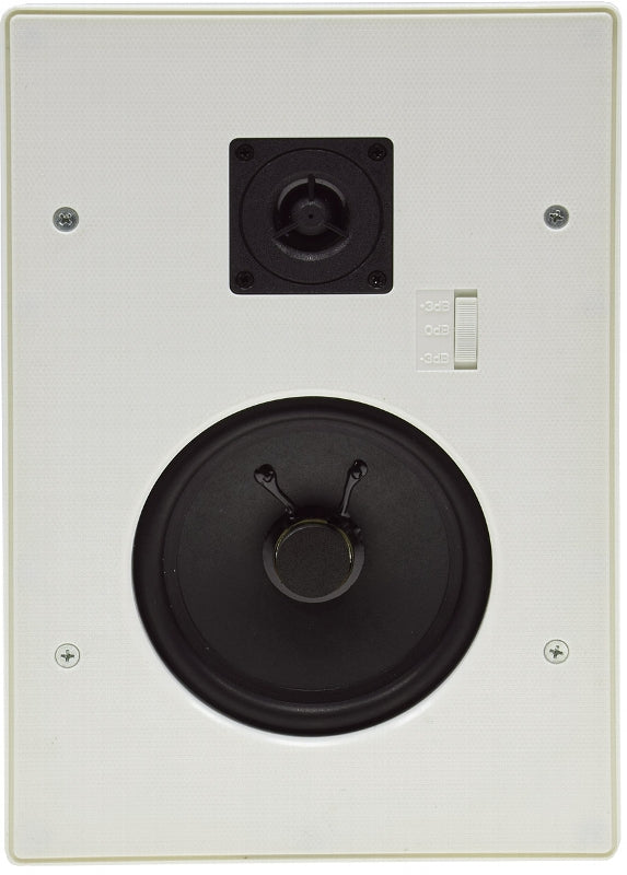 Einbaulautsprecher "CTE-34E",eckig, weiß 2-Wege, 287x197mm, 120 Watt