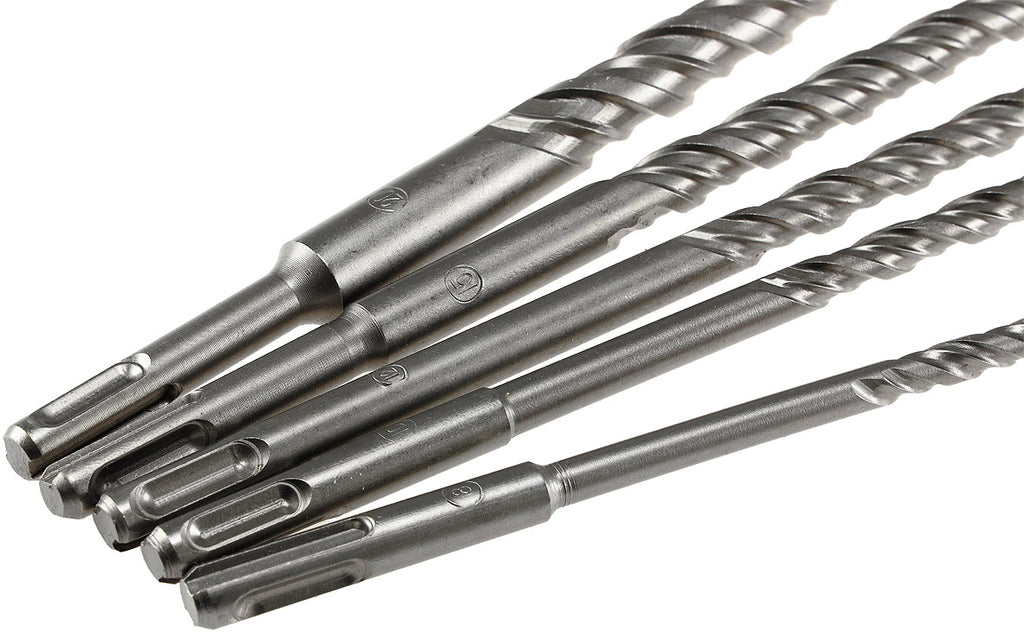 SDS-PLUS Schlagbohrerset, 60cm 8-10-12-15-20mm Ø