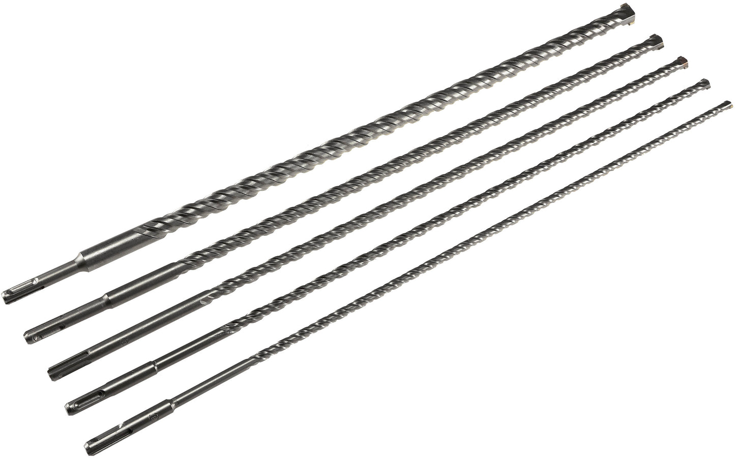 SDS-PLUS Schlagbohrerset, 60cm 8-10-12-15-20mm Ø