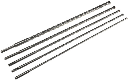 SDS-PLUS Schlagbohrerset, 60cm 8-10-12-15-20mm Ø