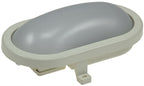LED Oval-Armatur "FRL-O 12" IP44 Feuchtraum-Leuchte, 12W, 1000lm, 4200K