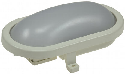 LED Oval-Armatur "FRL-O 12" IP44 Feuchtraum-Leuchte, 12W, 1000lm, 4200K