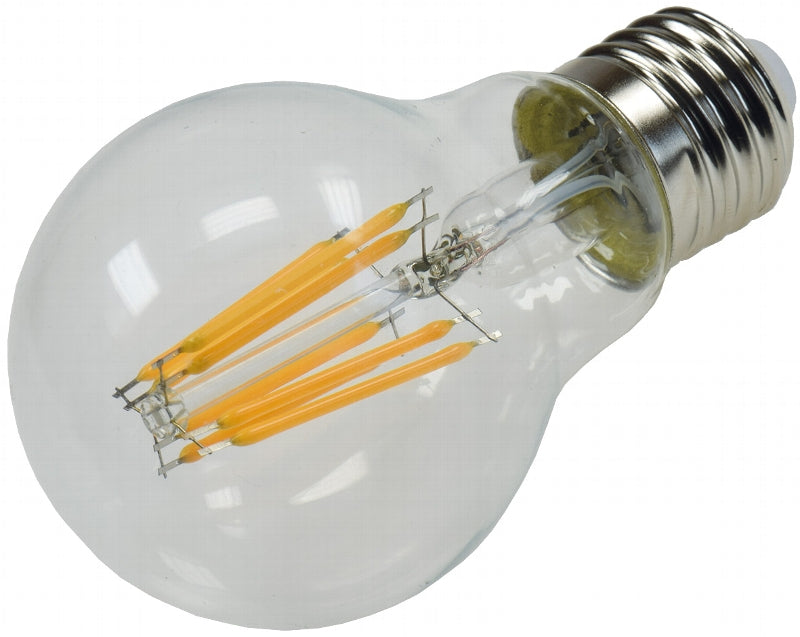 LED Glühlampe E27 "Filament G60k" klar 3000k, 750lm, 230V / 8W, warmweiß