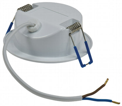 LED-Einbauleuchte "Flat-30 FR-R" 4000K Ø85x30mm, 5W, 500lm, IP44, rund, weiß