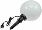 Garten Kugelleuchte Erdspieß "CT-GL30cm" IP44, 230V, 1,5m Kabel, E27 Fassung