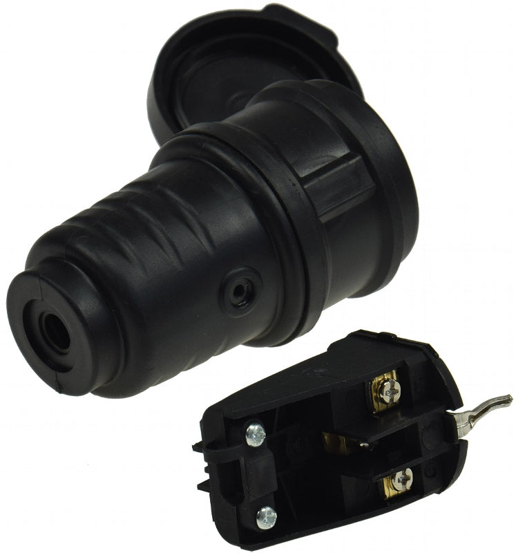 Schutzkontakt-Gummikupplung für Außen Schutzkappe, 250V/16A, IP44