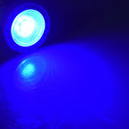 LED Strahler GU10 "LDS-50" blau 38°, 230V/5W