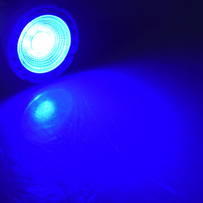 LED Strahler GU10 "LDS-50" blau 38°, 230V/5W