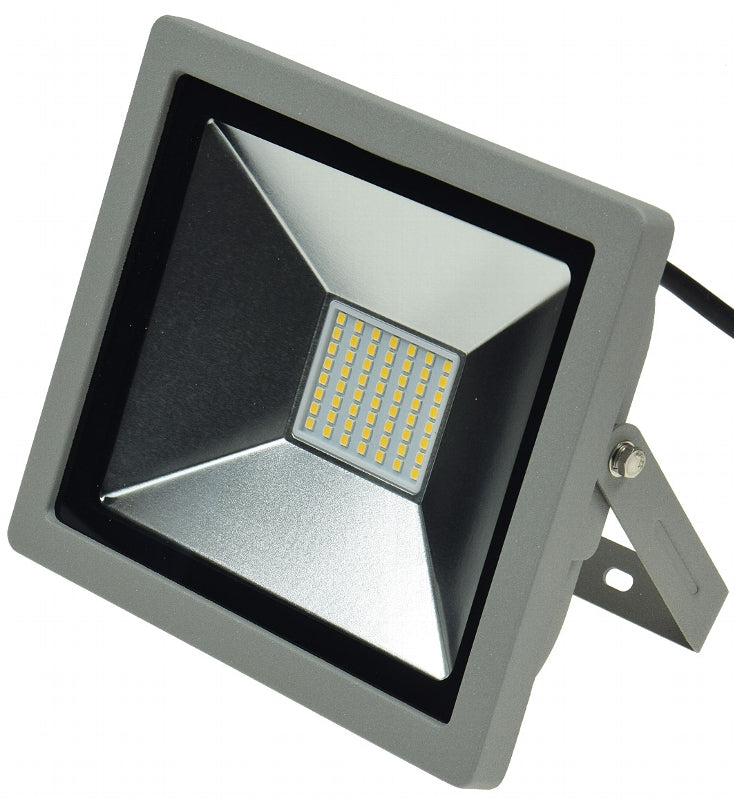 LED-Fluter SlimLine "CTF-SLT 30" silber 30W, 2100lm, 4000K, neutralweiß, IP44