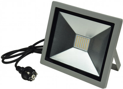 LED-Fluter SlimLine "CTF-SLT 50" silber 50W, 3200lm, 4000K, neutralweiß, IP44